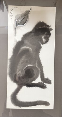 The cat - 3 by Li-Safi Mariya, Painting for Sale on Singulart