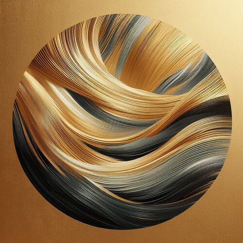 Goldene Strömungen der Zeit by Dirk Knaack, Print for Sale on Singulart