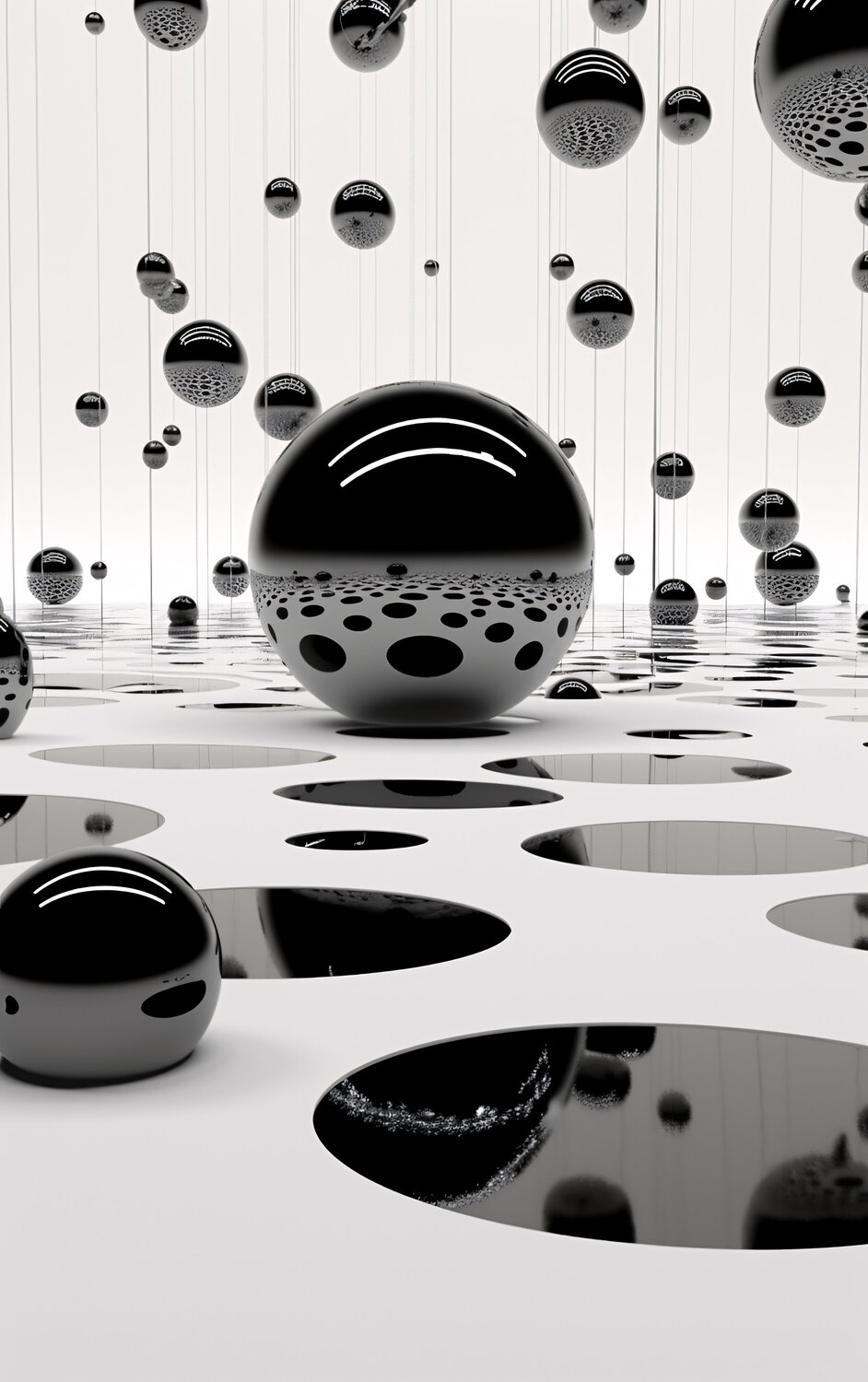 Monochrome Gravity Dirk Knaack Stampa in vendita
