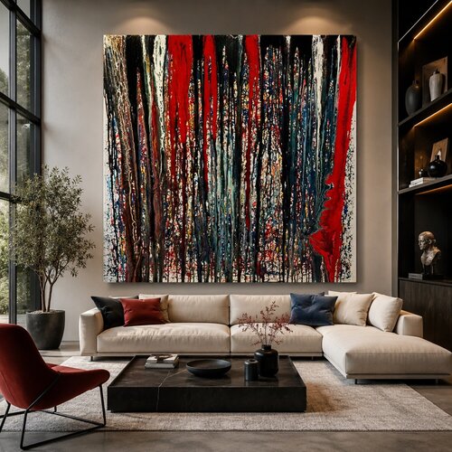 Ravages par Angeline Pisanu, Peinture en vente sur Singulart