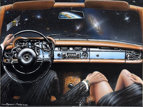Take me to another galaxy! by Art by Saša Spasić, 絵画 for Sale on Singulart