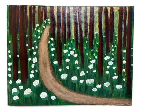 Where the Forest Called by Moushumi Israr, 絵画 for Sale on Singulart