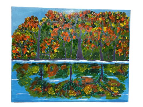 Reflections of Abundance by Moushumi Israr, 絵画 for Sale on Singulart