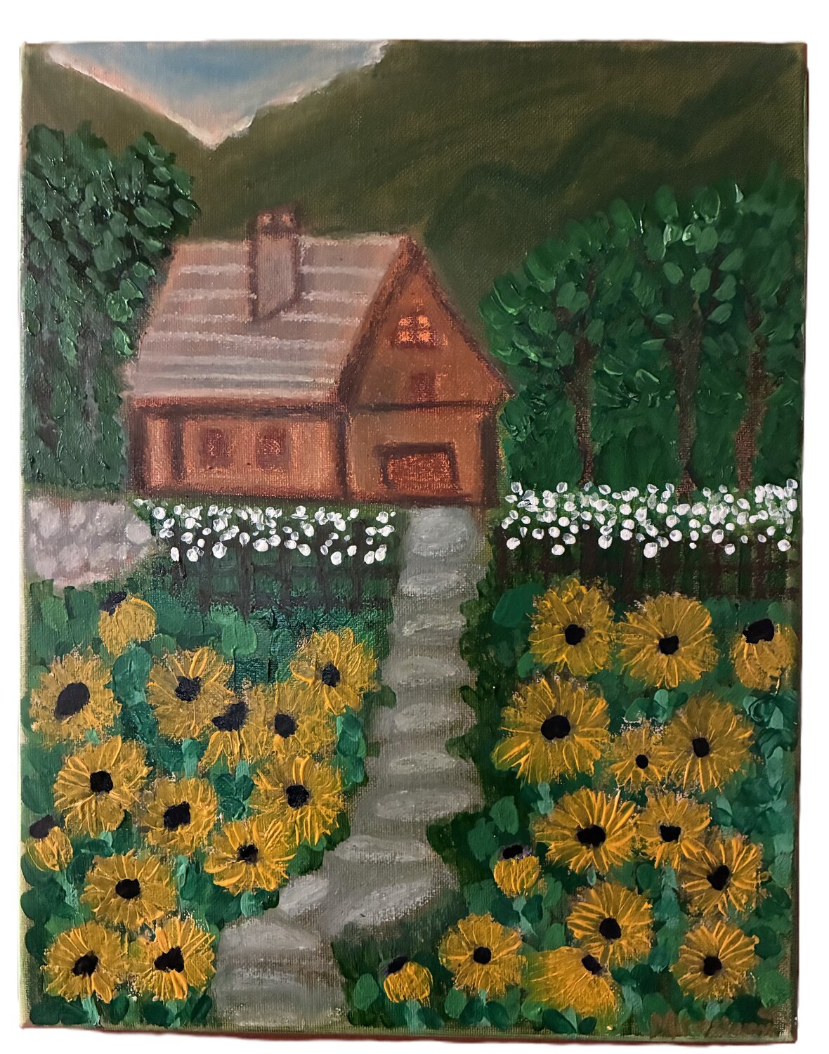 A Place Worth Remembering Moushumi Israr Original painting for sale