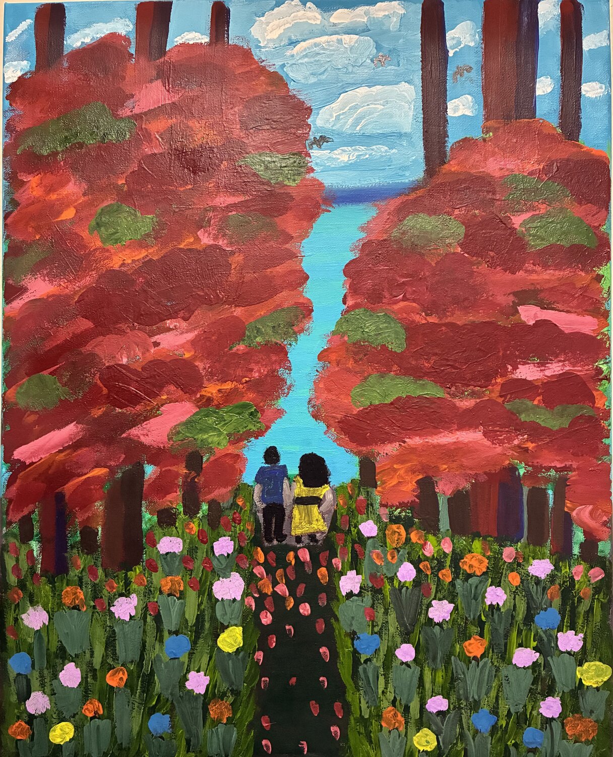 A Journey Shared Moushumi Israr Pintura original en venta