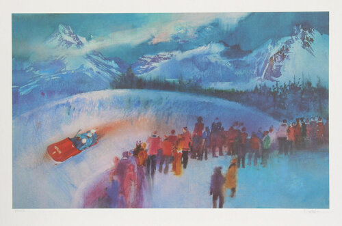 Bobsled by Robert Peak, 版画 for Sale on Singulart