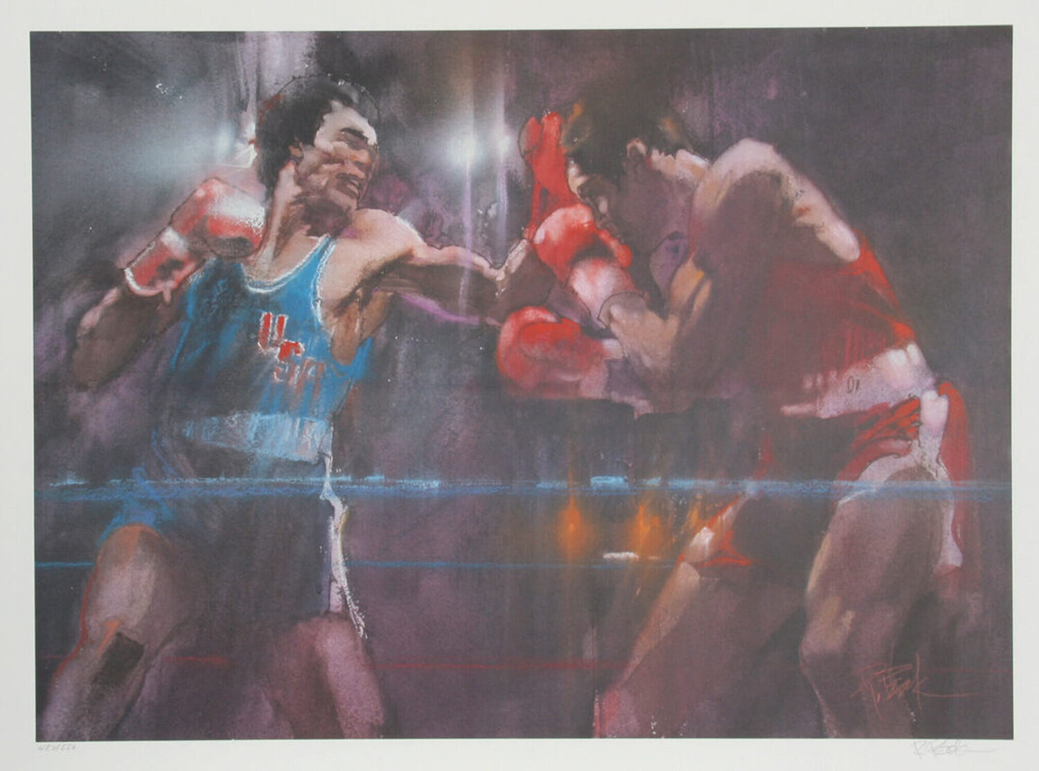 Boxing Robert Peak Impresión en venta