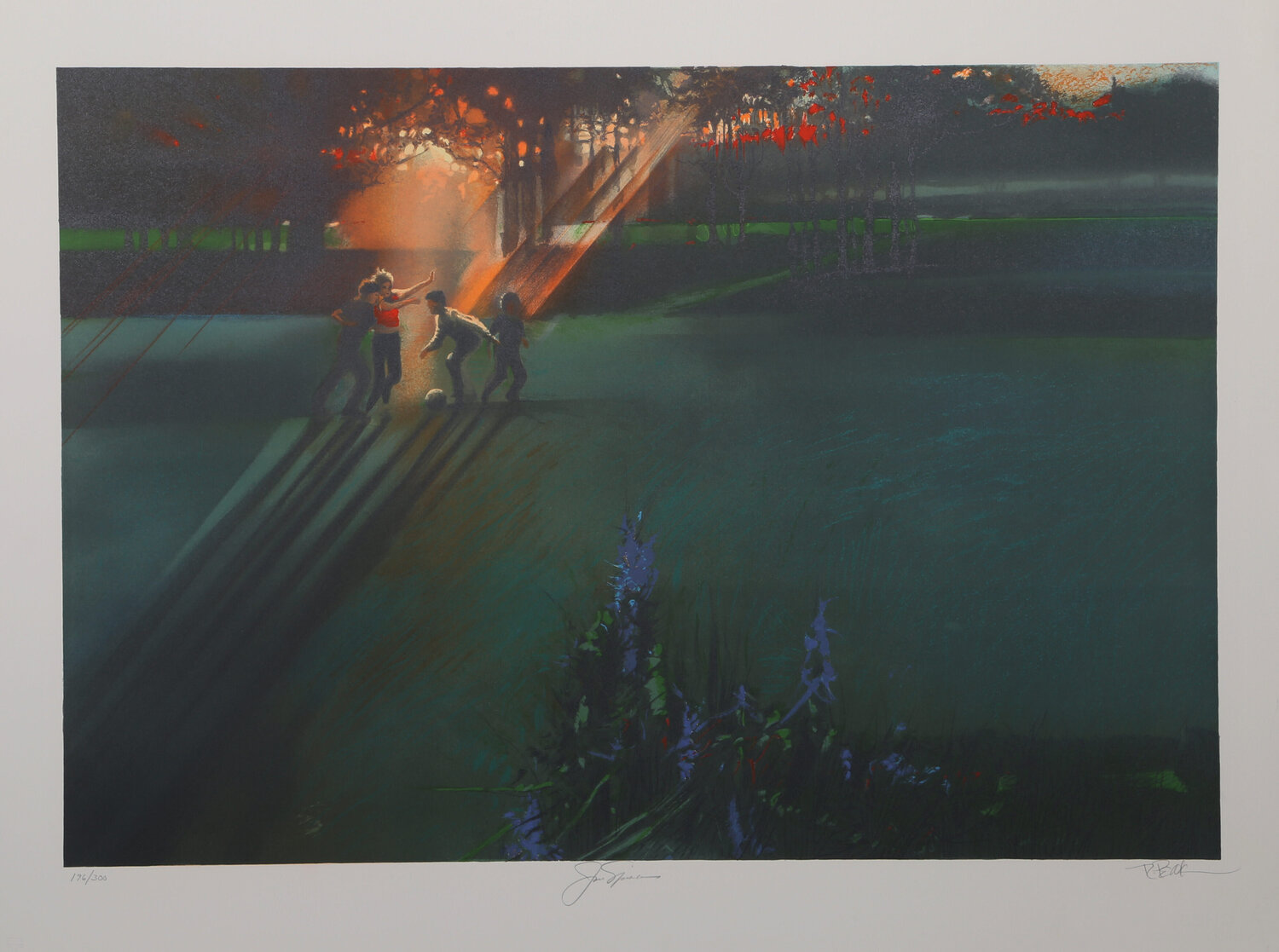 Children Playing (Jack Nicklaus) Robert Peak Print for sale