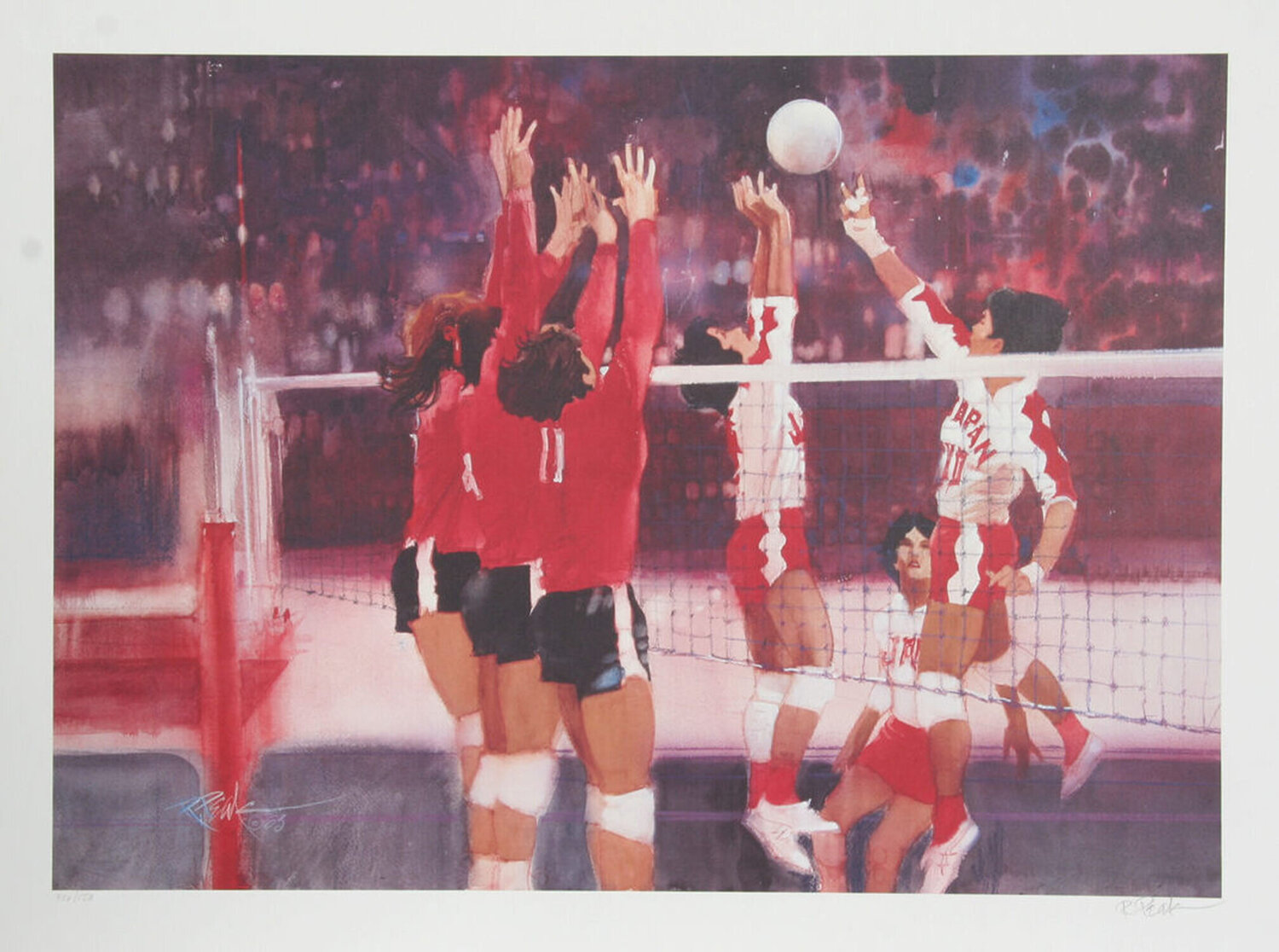 Volleyball Robert Peak Print for sale