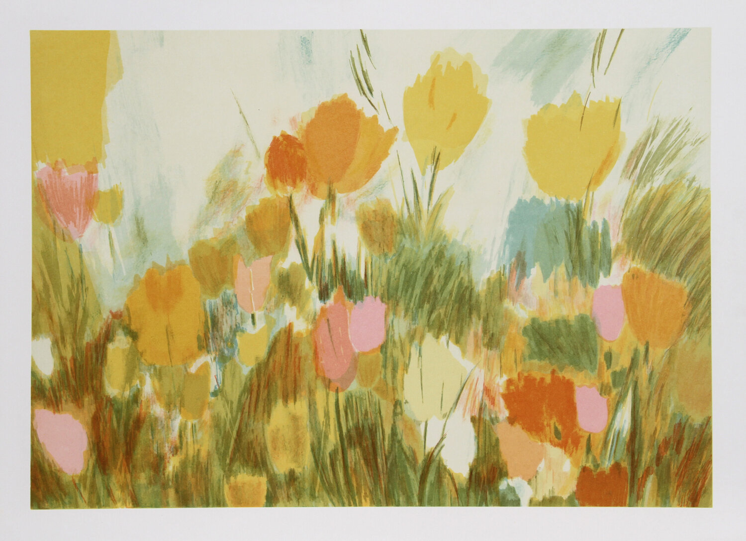 Day Flowers Joan Paley Print for sale