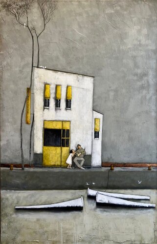 Une histoire de marin by Dom Dewalles, 絵画 for Sale on Singulart
