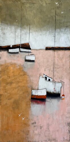 Il y a des jours où tout est joyeux par Dom Dewalles, Peinture en vente sur Singulart