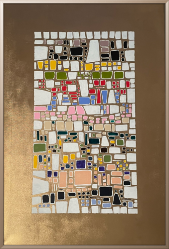 The Golden City par Michele Renna, Peinture en vente sur Singulart