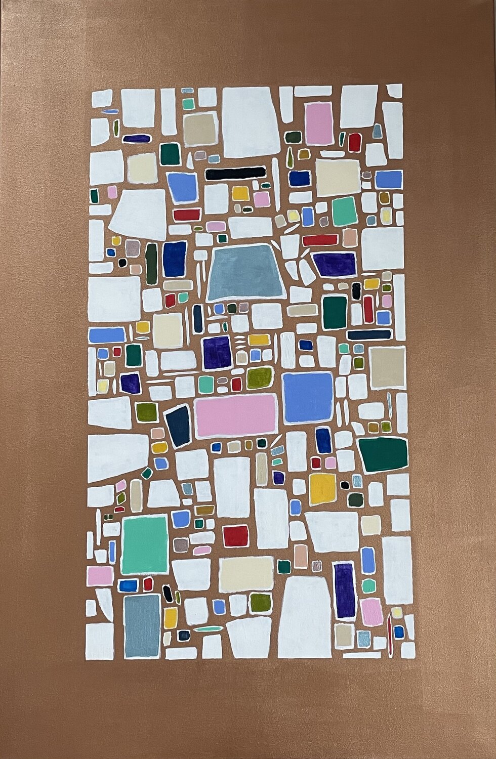 City Blocks Michele Renna Dipinto originale in vendita