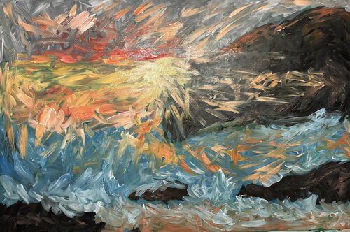 The Weight of Light di bonjouxcrafts Moreels, Pittura in vendita su Singulart