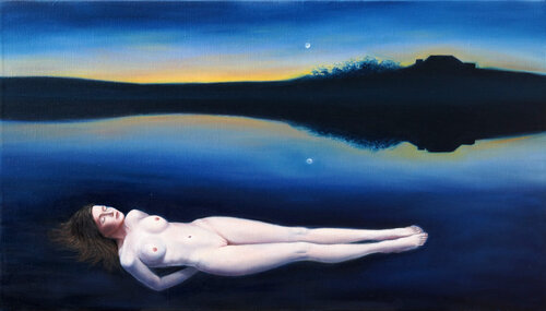 Allegorie, die Nacht de Juan Miguel Restrepo Valdes, Pintura a la venta en Singulart