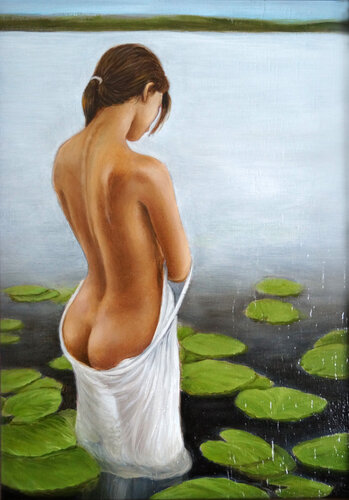 Seerosen by Juan Miguel Restrepo Valdes, 絵画 for Sale on Singulart