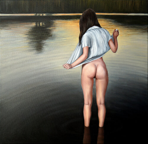 Nymphenbaden by Juan Miguel Restrepo Valdes, 絵画 for Sale on Singulart