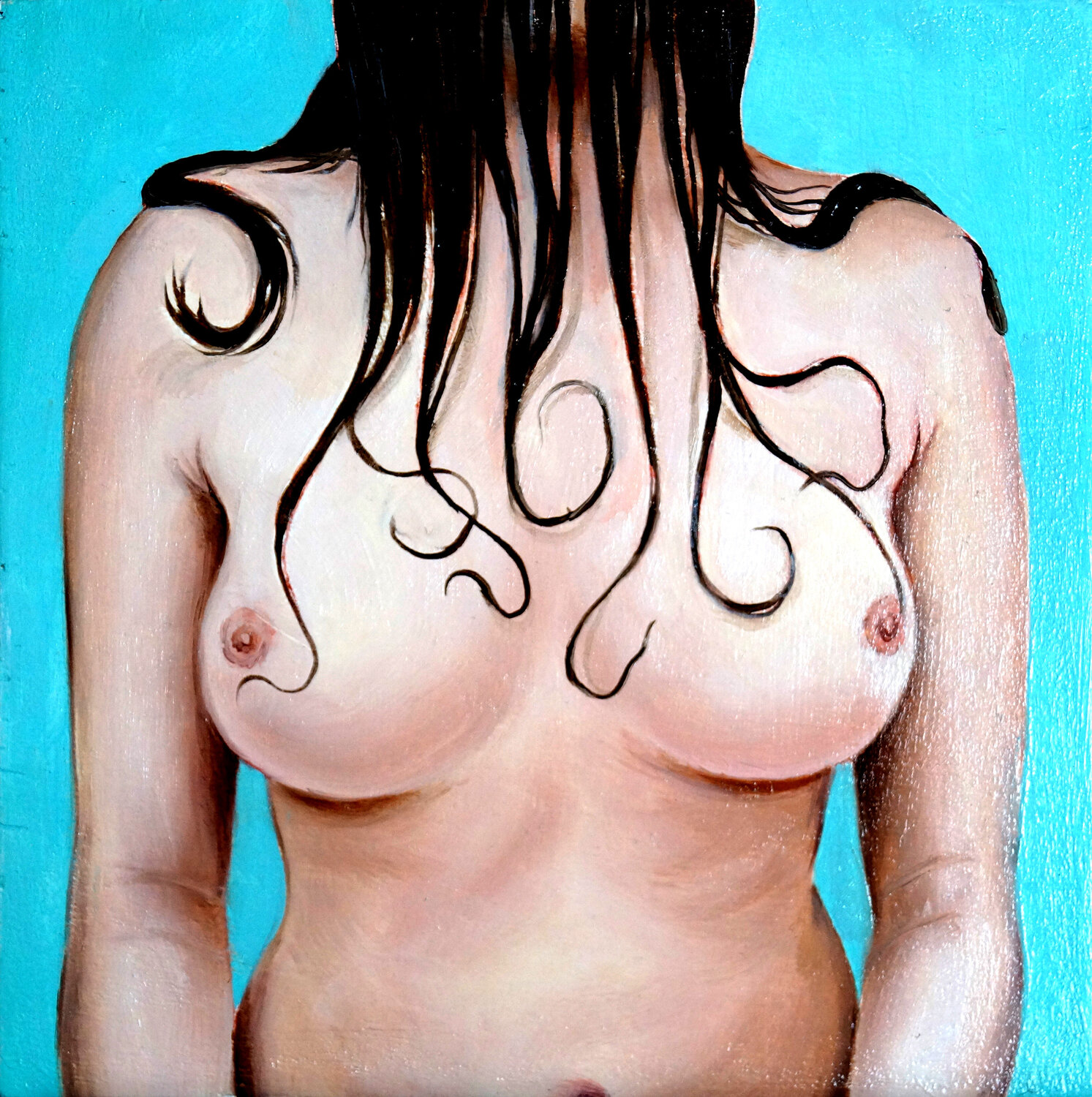 Medusa Juan Miguel Restrepo Valdes Original painting for sale