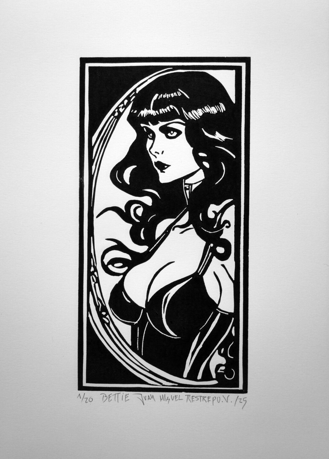 Bettie Juan Miguel Restrepo Valdes Impresión en venta