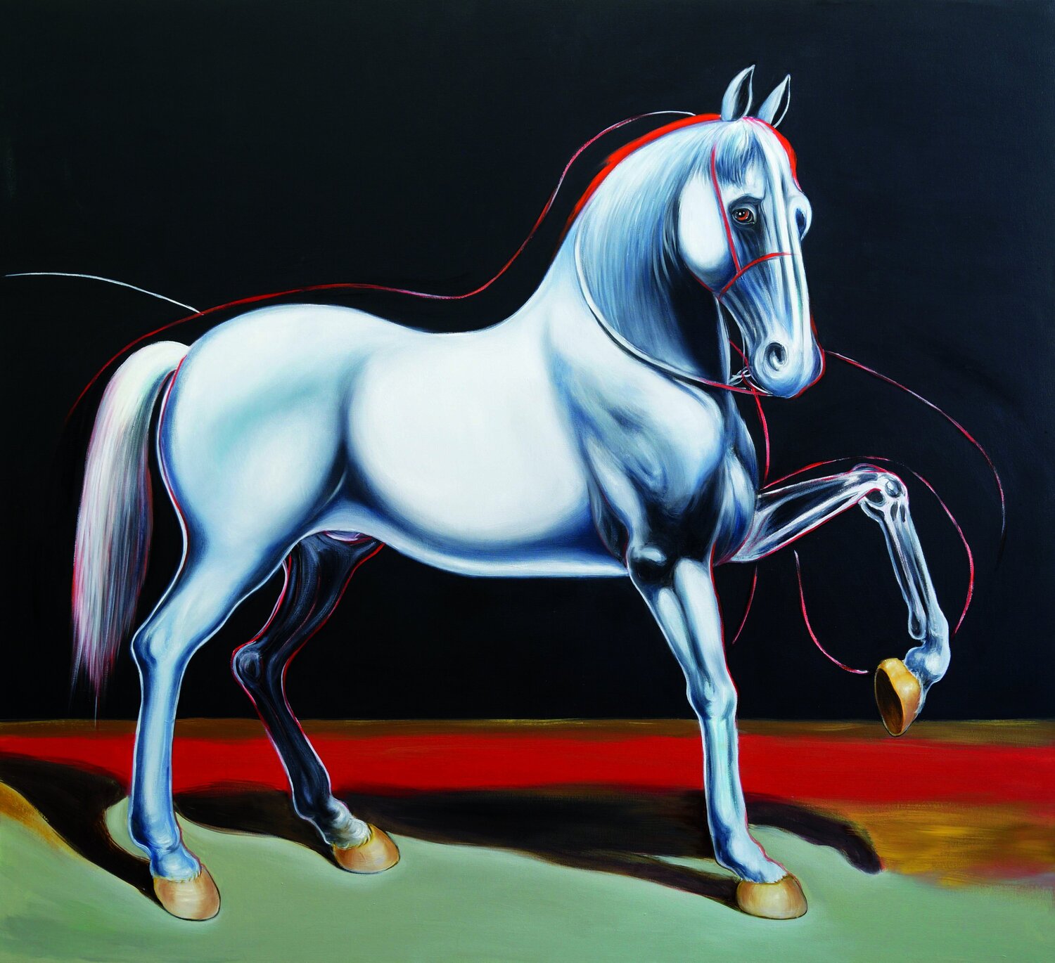 Nachtmahr Juan Miguel Restrepo Valdes Pintura original en venta