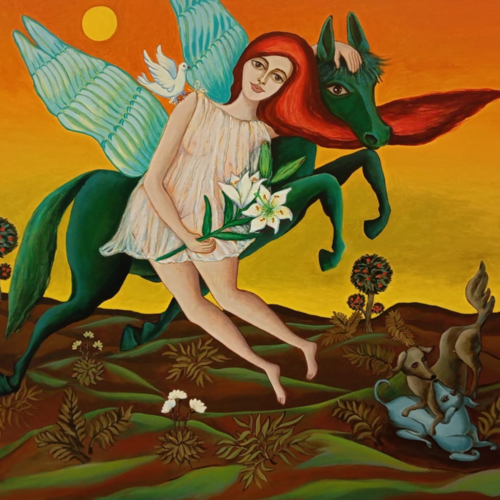 Love Nirvana by Kristina Maslieva-Babayan, 絵画 for Sale on Singulart