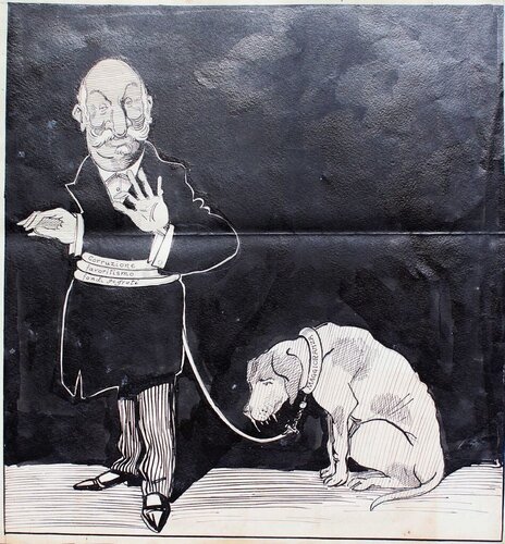 Giolitti's Dog di Carlo Bolognesi, Opera su carta in vendita su Singulart