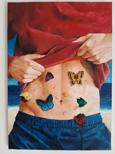 L'amore è... von Gianluca Ambrosini, Malerei kaufen auf Singulart