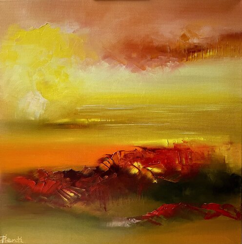 WAITING FOR THE RAIN (ASPETTANDO LA PIOGGIA) by Elisabetta Pienti, 絵画 for Sale on Singulart