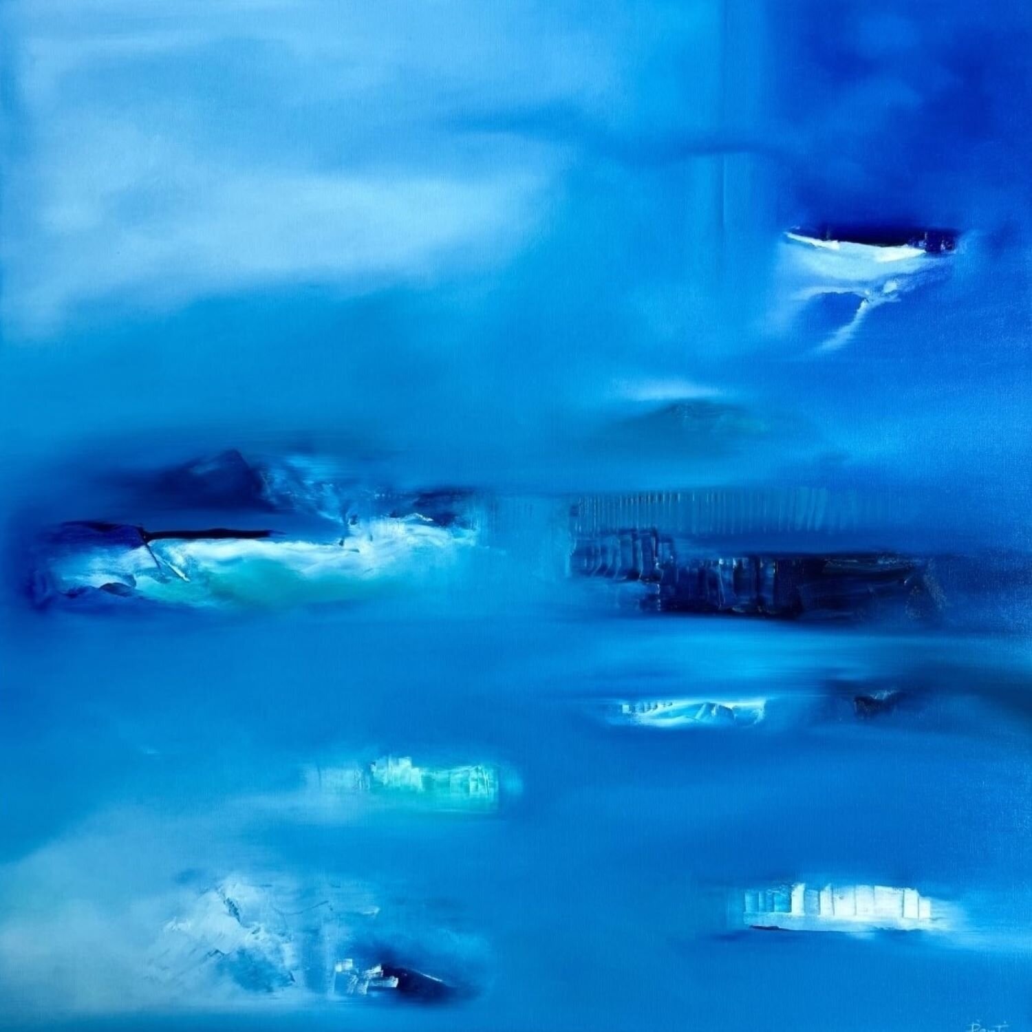 THE BRIDGE (IL PONTE) Elisabetta Pienti Peinture originale à vendre