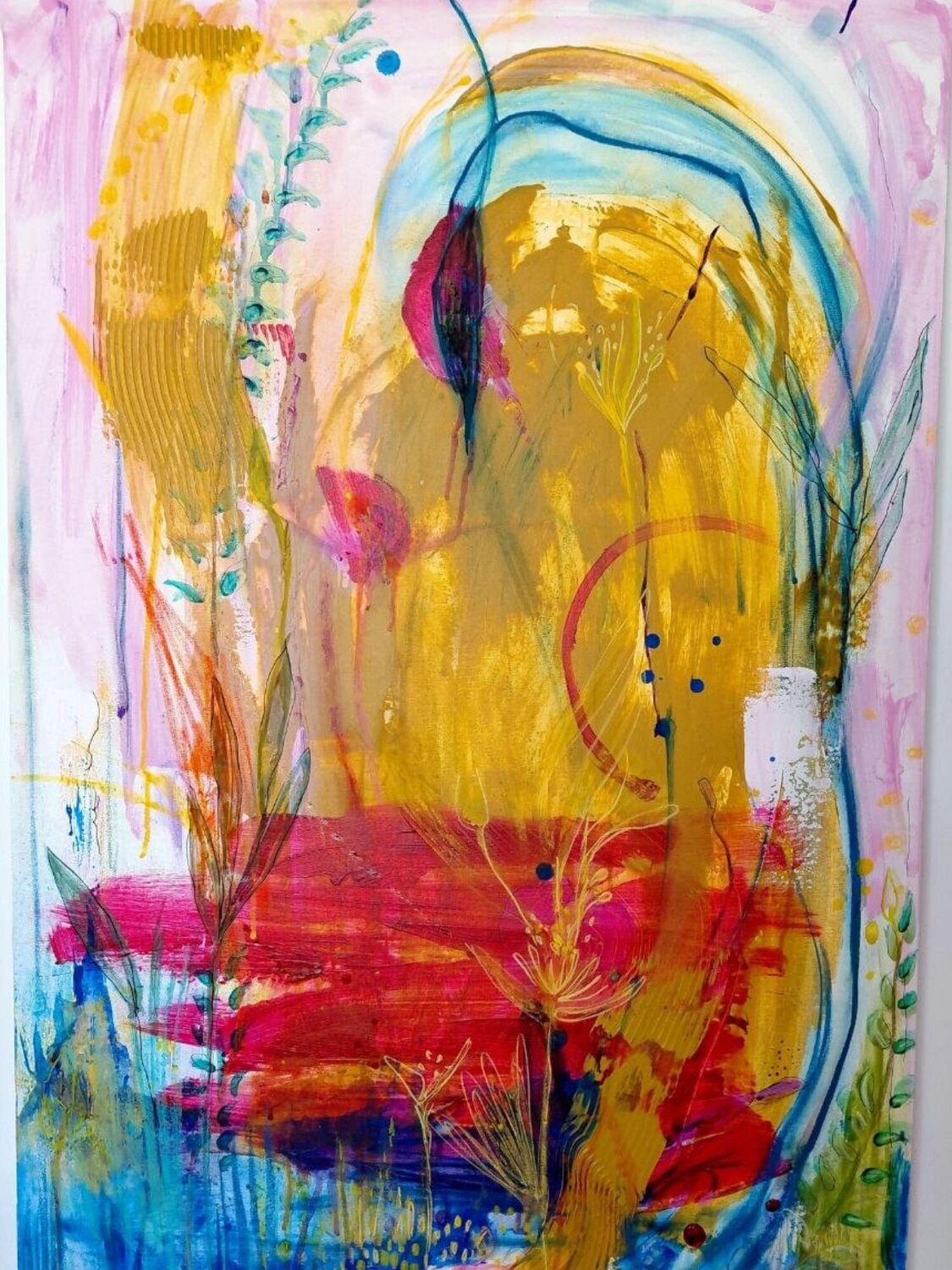 FLORECER Sandra Vanessa Rodríguez Perez Original painting for sale