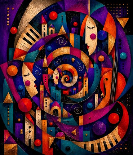 Spiral Symphony von Andreas Gerlach, Malerei kaufen auf Singulart