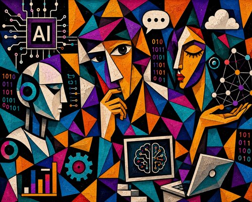 Digital Symbiosis de Andreas Gerlach, Pintura a la venta en Singulart
