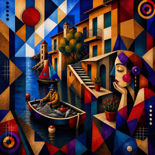 Mediterranean Dreams by Andreas Gerlach, 絵画 for Sale on Singulart