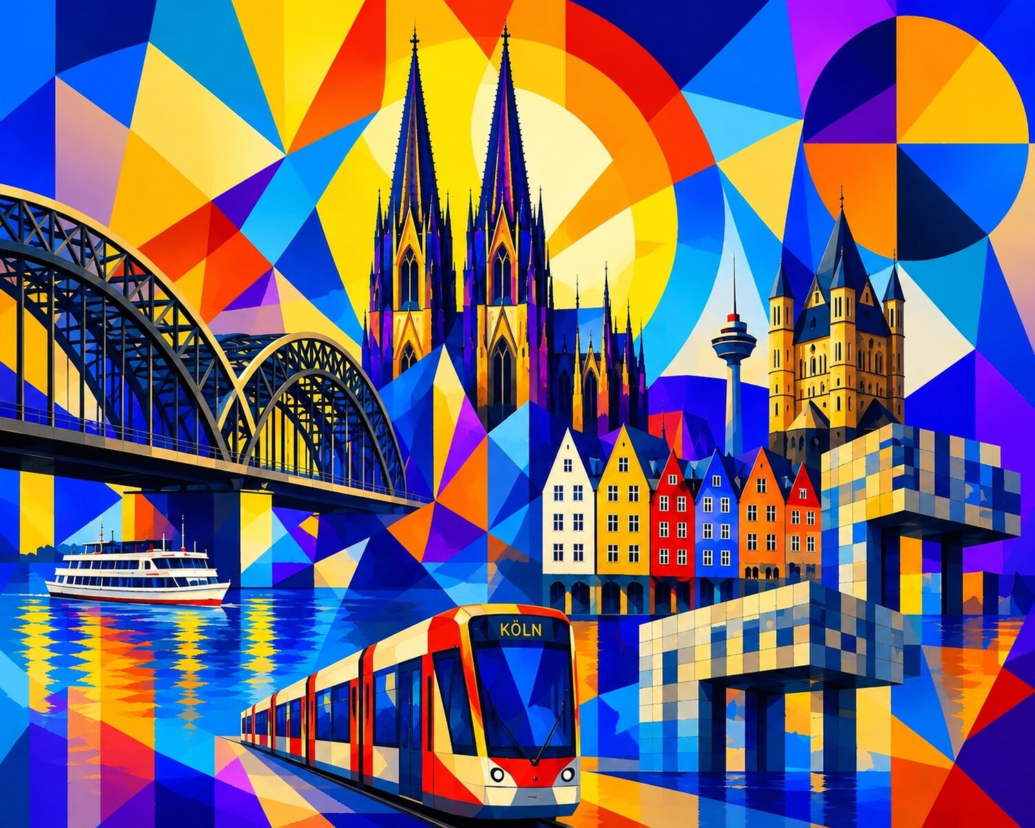 Cathedral of Time Andreas Gerlach Peinture originale à vendre