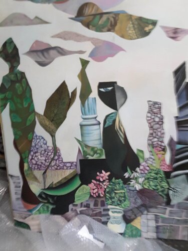 The garden by Radu Priscu, Painting for Sale on Singulart