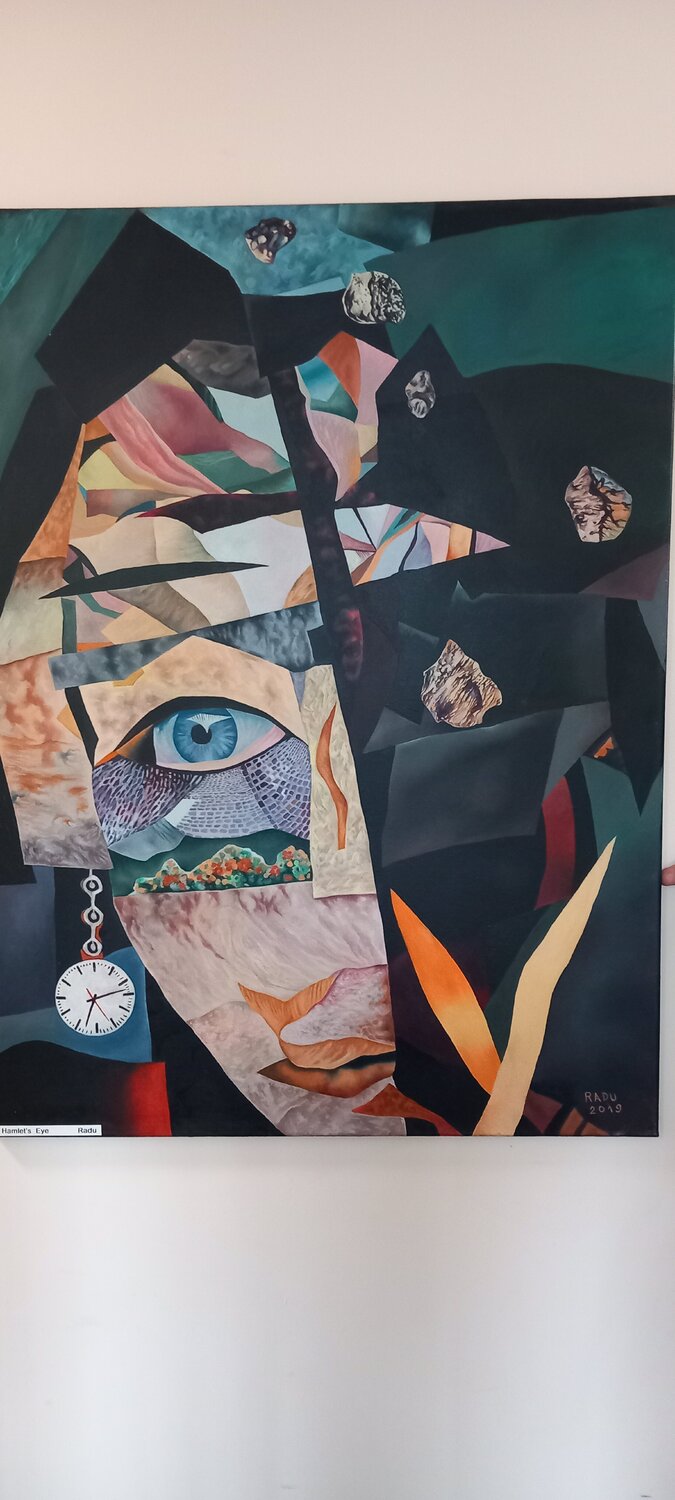 The Eye between words Radu Priscu Dipinto originale in vendita