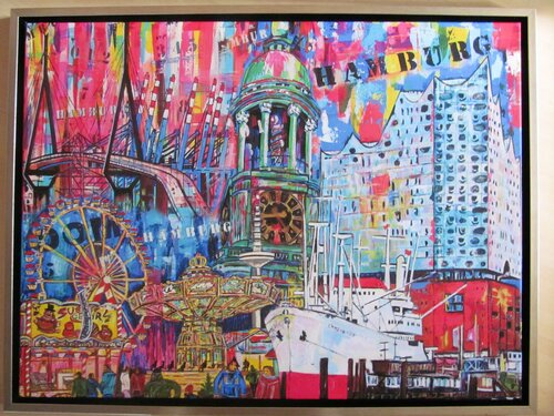 Hamburg-Collage, "Top 4" par Max Kuba, Édition en vente sur Singulart