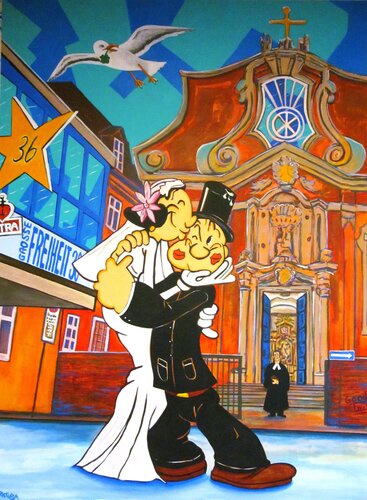 "Just married" de Max Kuba, Pintura a la venta en Singulart