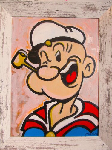 Popeye der Seemann by Max Kuba, 絵画 for Sale on Singulart