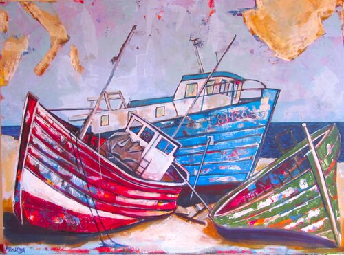 "Ausgedient II." par Max Kuba, Peinture en vente sur Singulart