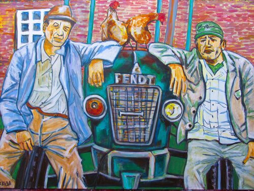 "Moin" (Büttenwarder) by Max Kuba, 絵画 for Sale on Singulart