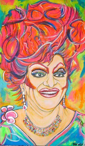 Olivia Jones by Max Kuba, 絵画 for Sale on Singulart