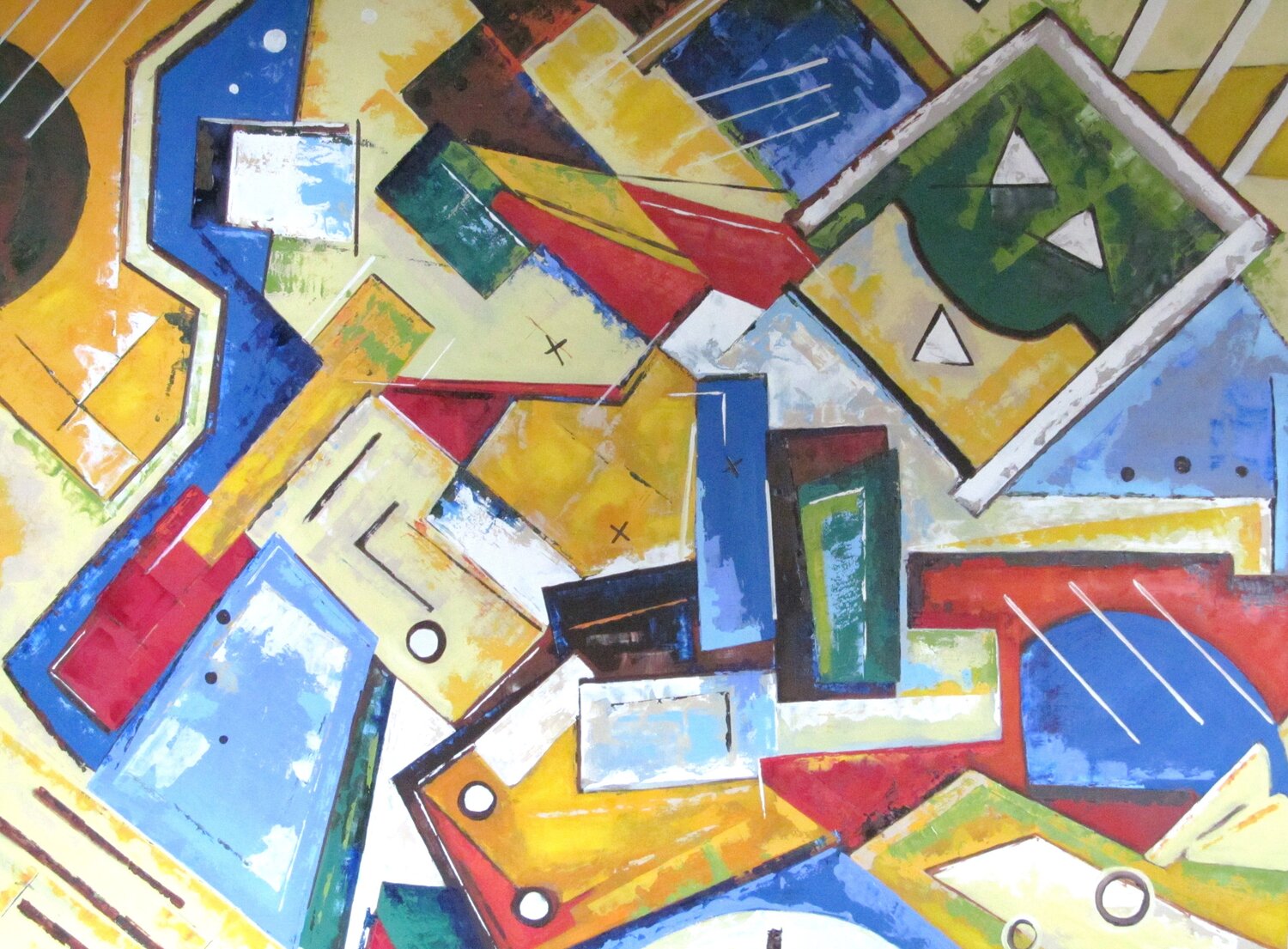 Abstrakte Komposition Max Kuba Pintura original en venta