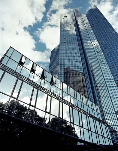 Twin Peaks of Frankfurt van Tim Goger, Fotografie te koop op Singulart