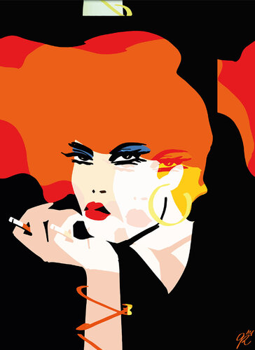 SMOKER by REGINAQUEEN, Digital for Sale on Singulart