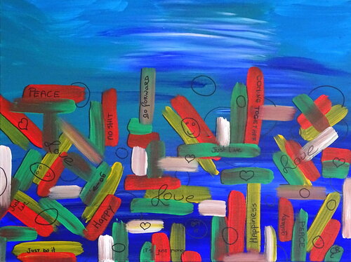 LOVE by Conrad Bloemers, Painting for Sale on Singulart
