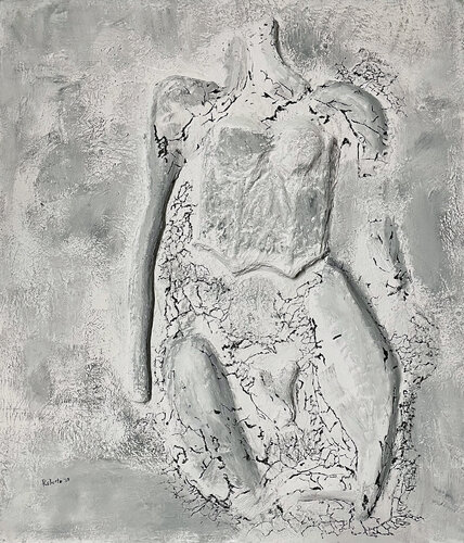 Grey Anatomy IV — Optical Tension by Robertas Kasperovicius, Painting for Sale on Singulart