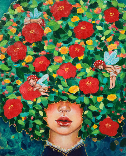 Manifestation: Camellia van Eury (Yeahgean) Kim, Schilderij te koop op Singulart