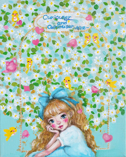 Curious Alice di Eury (Yeahgean) Kim, Pittura in vendita su Singulart